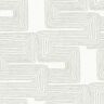 RoomMates Nikki Chu 30.75 sq. ft. White Zulu Signature Peel and Stick Wallpaper