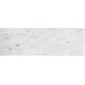 Apollo Tile Gray and White 4 in. x 12 in. Honed Marble Subway Wall and Floor Tile (5 sq. ft./Case)