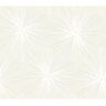 Seabrook Designs Chadwick Starburst Metallic Pearl and White Paper Strippable Roll (Covers 56 sq. ft.)