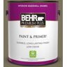 BEHR PREMIUM PLUS 1 gal. #380F-7 Crocodile Eggshell Enamel Low Odor Interior Paint & Primer