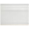 Ivy Hill Tile Delphi Glacier White 6 in. x 8 in. Polished Ceramic Base Molding Liner Tile