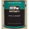 BEHR PREMIUM PLUS 1 gal. #MQ6-30 Bamboo Shoot Semi-Gloss Enamel Exterior Paint & Primer