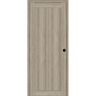 Belldinni Shaker 24 in. x 84 in. 1 Panel Left-Hand Shambor Wood Composite DIY-Friendly Single Prehung Interior Door