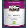 BEHR PREMIUM PLUS 1 gal. #MQ5-54 Compass Blue Eggshell Enamel Low Odor Interior Paint & Primer