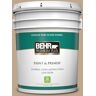 BEHR PREMIUM PLUS 5 gal. #MQ2-25 British Khaki Semi-Gloss Enamel Low Odor Interior Paint & Primer