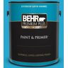 BEHR PREMIUM PLUS 1 gal. #T12-8 Reboot Satin Enamel Exterior Paint & Primer