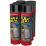 FLEX SEAL FAMILY OF PRODUCTS Flex Seal Black 14 oz. Aerosol Liquid Rubber Sealant Coating Spray Paint (6-Case)