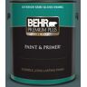 BEHR PREMIUM PLUS 1 gal. #PPU12-20 Underwater color Semi-Gloss Enamel Exterior Paint & Primer