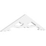 Ekena Millwork 1 in. x 36 in. x 9 in. (6/12) Pitch Cornelia Gable Pediment Architectural Grade PVC Moulding