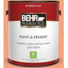 BEHR PREMIUM PLUS 1 gal. #P190-4 Siren Flat Low Odor Interior Paint & Primer