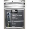 BEHR PREMIUM 5 gal. #HDC-AC-19 Grant Gray Semi-Gloss Direct to Metal Interior/Exterior Paint