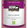 BEHR PREMIUM PLUS 1 gal. #MQ1-08 Smell the Roses Eggshell Enamel Low Odor Interior Paint & Primer