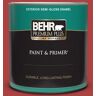 BEHR PREMIUM PLUS 1 qt. 160B-7 Daredevil Semi-Gloss Enamel Exterior Paint & Primer