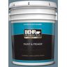 BEHR PREMIUM PLUS 5 gal. #ECC-31-1 Windy Seas Satin Enamel Exterior Paint & Primer