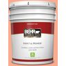 BEHR PREMIUM PLUS 5 gal. #210B-4 Sunset Strip Flat Low Odor Interior Paint & Primer