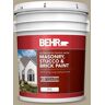 BEHR 5 gal. #PPU7-22 Safari Vest Satin Interior/Exterior Masonry, Stucco and Brick Paint