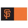 FANMATS San Francisco Giants Black Residential 18 in. x 18 in. Peel and Stick Carpet Tile (20 Tiles/Case) 45 sq. ft.