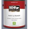 BEHR PREMIUM PLUS 1 gal. #PPU15-08 River Tour Flat Low Odor Interior Paint & Primer