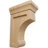 Ekena Millwork 2-1/2 in. x 6 in. x 4 in. Cherry Small Gomez Bracket