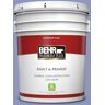 BEHR PREMIUM PLUS 5 gal. #610B-4 Intuitive Flat Low Odor Interior Paint & Primer