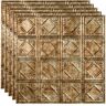 Fasade Traditional #4 2 ft. x 2 ft. Bermuda Bronze Lay-In Vinyl Ceiling Tile (20 sq. ft.)