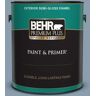 BEHR PREMIUM PLUS 1 gal. #BNC-08 Sonata Blue Semi-Gloss Enamel Exterior Paint & Primer