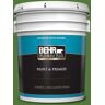 BEHR PREMIUM PLUS 5 gal. #P380-7 Luck of the Irish Satin Enamel Exterior Paint & Primer