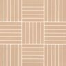 Bedrosians Sahara Square 1/2 in. x 4 in. Matte Rose Porcelain Mosaic Tile (9.69 sq. ft./Case)