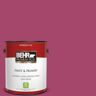 BEHR PREMIUM PLUS 1 gal. Home Decorators Collection #HDC-SM14-1 Fuschia Flair Flat Low Odor Interior Paint & Primer