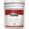 BEHR PREMIUM PLUS 5 gal. #W-F-110 Chamois Cloth Flat Low Odor Interior Paint & Primer