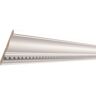 Ornamental Mouldings Haute Silver Pyramid 1/2 in. x 4-1/2 in. x 96 in. Primed Wood Crown Moulding