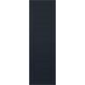Ekena Millwork 18 in. x 32 in. PVC Horizontal Slat Framed Modern Style Fixed Mount Board & Batten Shutters Pair in Starless Night Blue