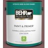 BEHR PREMIUM PLUS 1 gal. #140F-6 Book Binder Semi-Gloss Enamel Low Odor Interior Paint & Primer