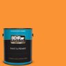 BEHR PREMIUM PLUS 1 gal. #P240-7 Joyful Orange Satin Enamel Exterior Paint & Primer