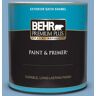 BEHR PREMIUM PLUS 1 qt. #570D-4 Colorado Springs Satin Enamel Exterior Paint & Primer