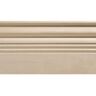 Ornamental Mouldings OML21-8FTWHW 0.5 in. D x 4 in. W x 96 in. L Unfinished White Hardwood Base Moulding