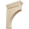 Ekena Millwork 2-1/2 in. x 10 in. x 7 in. Rubberwood Large Gomez Bracket