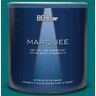 BEHR MARQUEE 1 qt. #MQ6-35 Teal Motif One-Coat Hide Satin Enamel Interior Paint & Primer