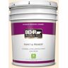 BEHR PREMIUM PLUS 5 gal. #320C-1 Cotton Tail Eggshell Enamel Low Odor Interior Paint & Primer