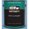 BEHR PREMIUM PLUS 1 gal. #570D-4 Colorado Springs Semi-Gloss Enamel Exterior Paint & Primer