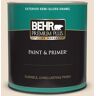 BEHR PREMIUM PLUS 1 qt. #ECC-40-2 Southwestern Sand Semi-Gloss Enamel Exterior Paint & Primer