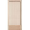 Masonite 40 in. x 84 in. Maple Veneer 1 Panel Shaker Flat Solid Wood Interior Barn Door Slab