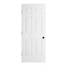 JELD-WEN 32 in. x 80 in 6 Panel Colonist Primed Right-Hand Textured Solid Core Molded Composite MDF Single Prehung Interior Door