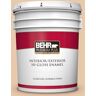 BEHR PREMIUM PLUS 5 gal. #S250-2 Almond Biscuit Hi-Gloss Enamel Interior/Exterior Paint