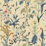 SURFACE STYLE Berkshire Meadow Floral Parchment Vinyl Peel and Stick Wallpaper Roll ( Covers 30.75 sq. ft. )