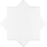 Apollo Tile Siena White 5.35 in. x 5.35 in. Matte Ceramic Star-Shaped Wall and Floor Tile (5.37 sq. ft./case) (27-pack)