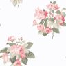 Secret Garden White and Pink Detailed Bouquet Non-Woven Paper Non-Pasted Wallpaper Roll (Covers 57.75 sq.ft.)