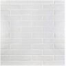 Merola Tile Brooklin Brick White 2-3/8 in. x 9-3/4 in. Porcelain Floor and Wall Tile (5.78 sq. ft./Case)