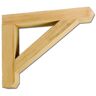 Fypon 24 in. x 18 in. x 4 in. Polyurethane Wood Grain Texture Bracket