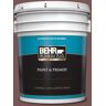 BEHR PREMIUM PLUS 5 gal. #120F-6 Japanese Maple Satin Enamel Exterior Paint & Primer